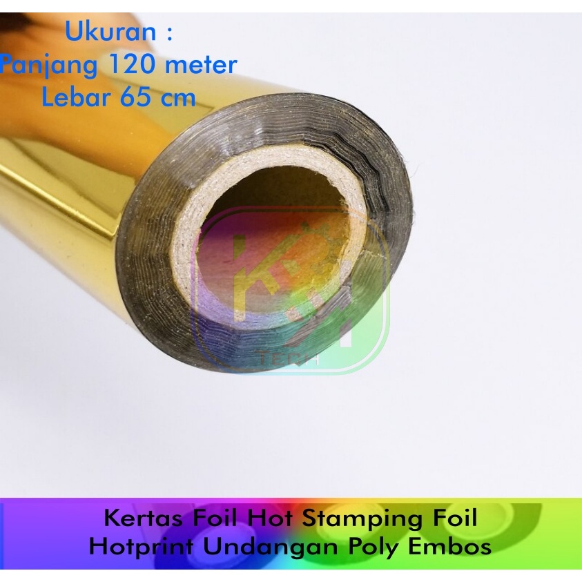 KERTAS FOIL / HOT STAMPING FOIL /Hotprint Poly Emboss Undangan
