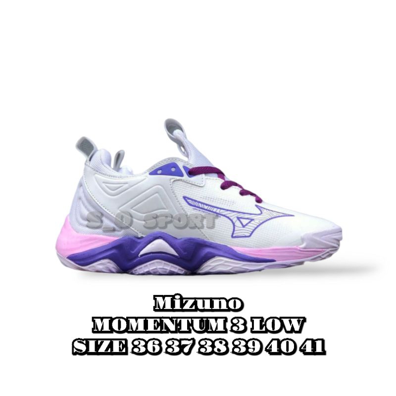 SEPATU WANITA SEPATU VOLLY MIZUNO WAVE MOMENTUM 3 LOW NEW ARRIVAL SEPATU OLAHRAGA WANITA TERLARIS SE