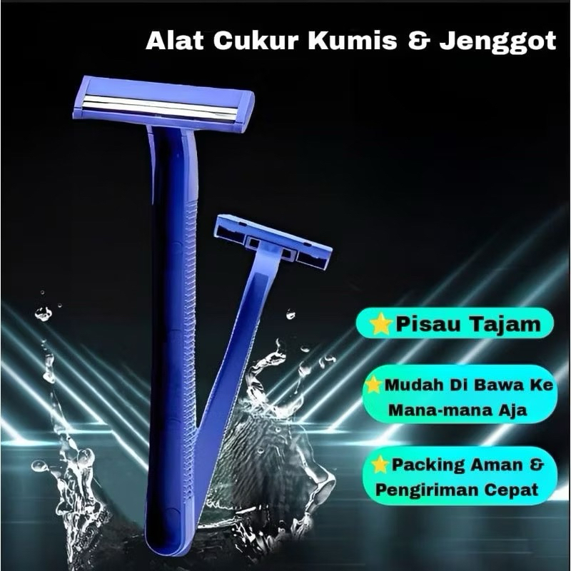 ALAT CUKUR KUMIS / ALAT CUKUR JENGGOT 2 MATA PISAU / PISAU CUKUR KUMIS / PENCUKUR KUMIS CUKURAN