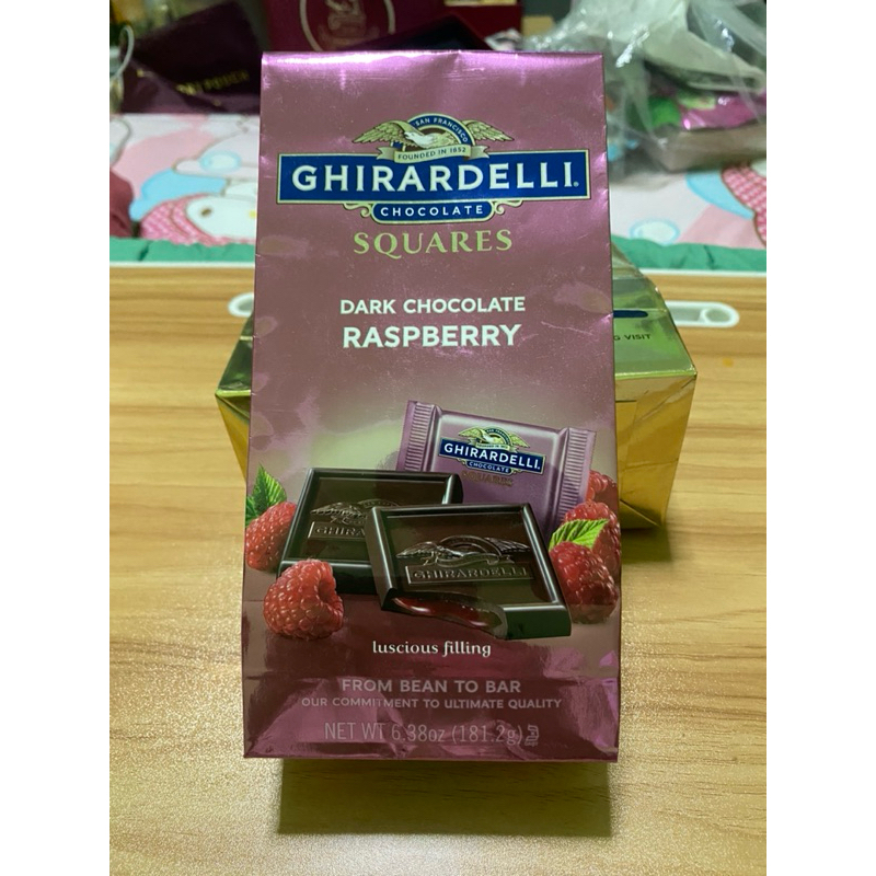 

Ghirardelli Chocolate Squares Dark Chocolate Raspberry 181.2 gr