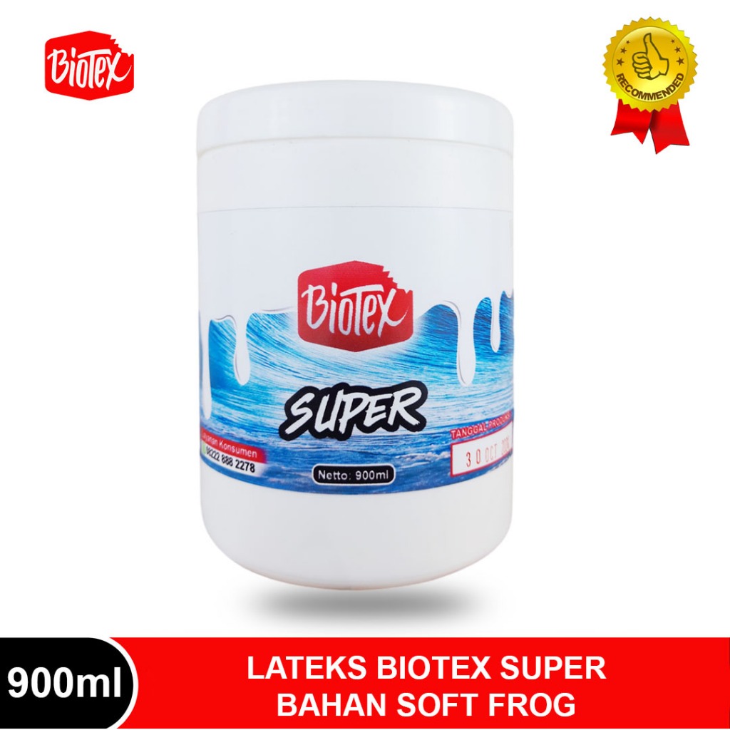 Lateks Biotex Super Bahan Bikin Soft Frog 900 Ml Latex Sofrog