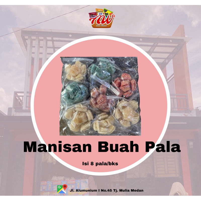 

Manisan Buah Pala isi 8 pala/bks