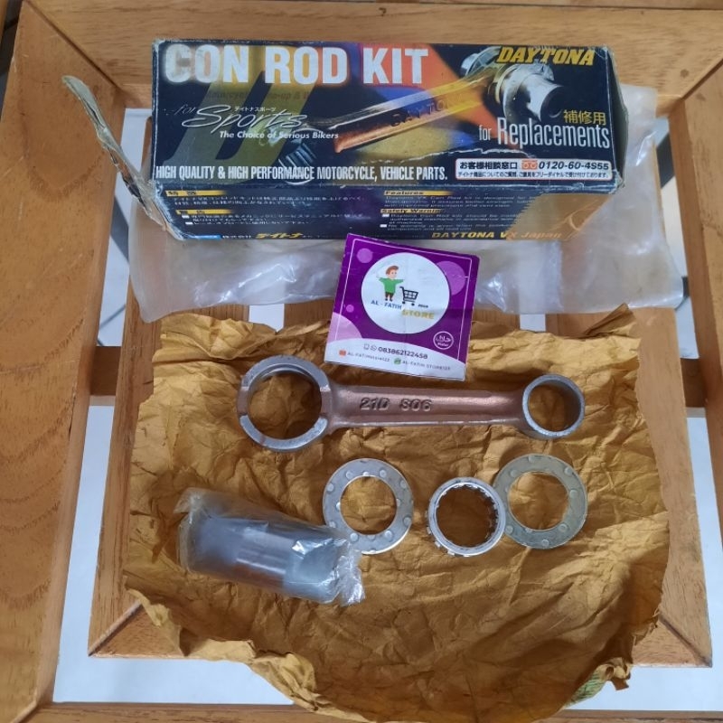 Stang Stand Seher Connecting Rod Satria 2 Tak Hiu LSCM Lumba Original Daytona Japan