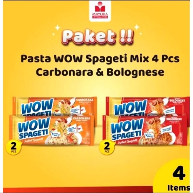

PAKETAN SPAGETI WOW ISI 4 PACK