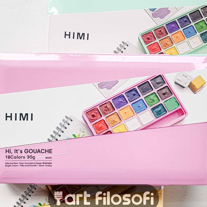 

Spesial Miya Himi Gouache 18x3ml Cat Air Gouache
