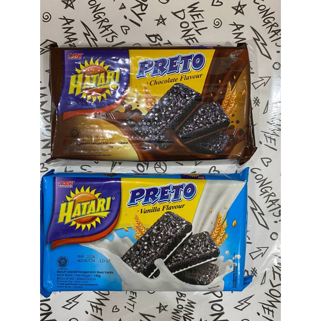 

Hatari Preto Biskuit Chocolate-vanila 200 gr