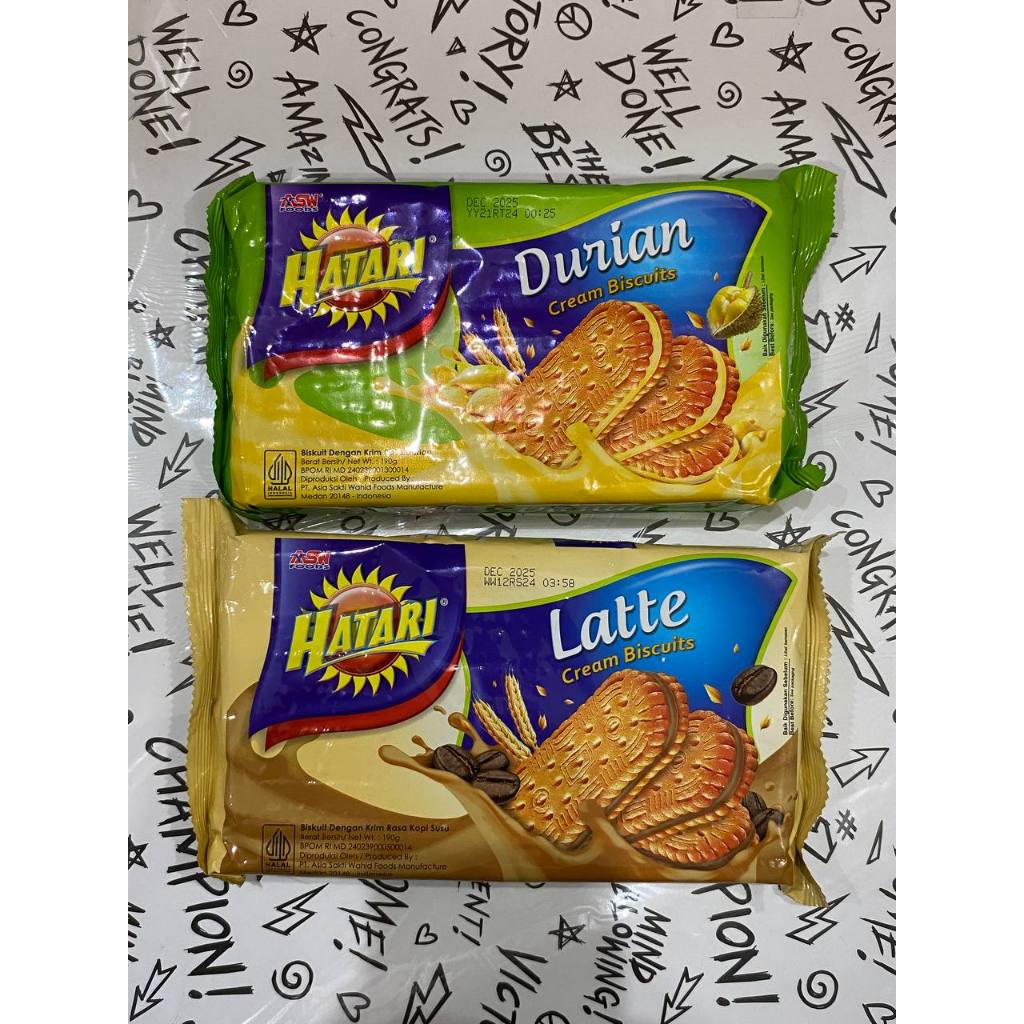 

Hatari Biskuit Cream Aneka Rasa 200gram