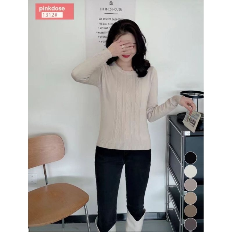PINKDOSE ORI ATASAN RAJUT IMPORT HALUS