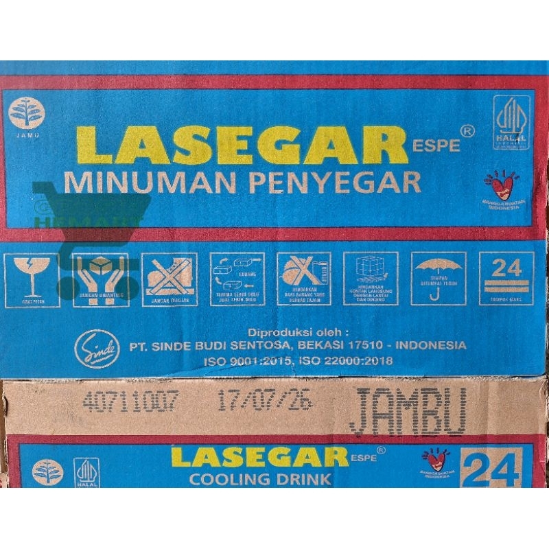 

Lasegar 320ml Rasa Jambu 1 Dus (isi 24 kaleng)