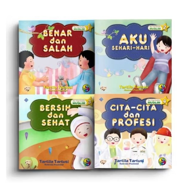 1 Set Buku Anak Seri Kepribadian Muslim - Tartila Tartusi
