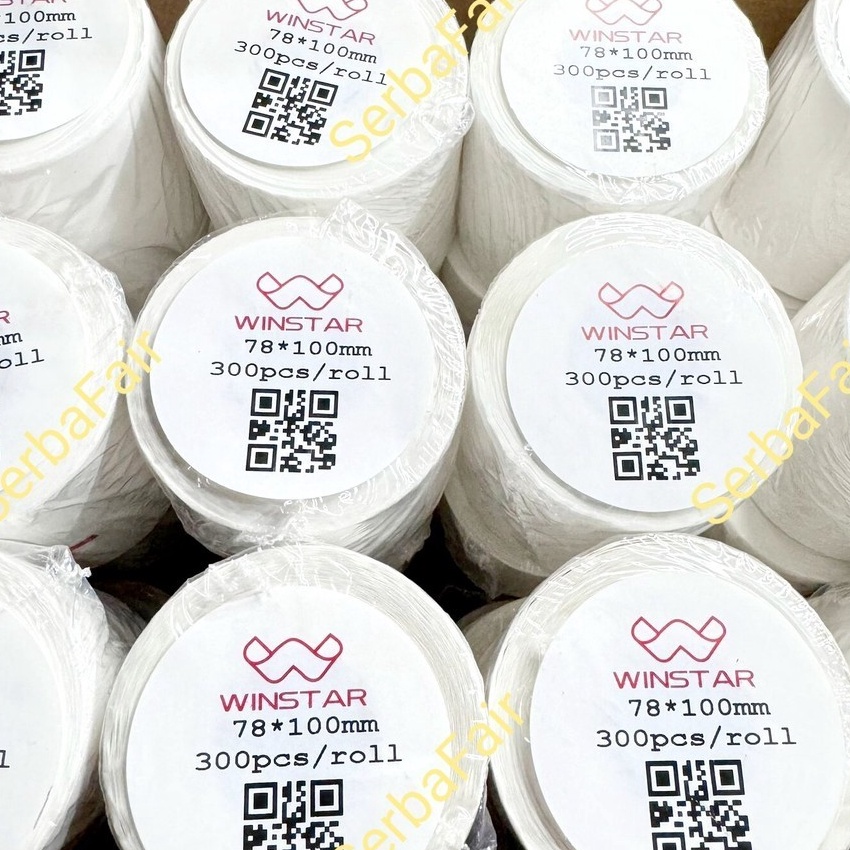 

FG2 Label Barcode 78x1 Kes Sticker Thermal Resi 78x1MM Winstar