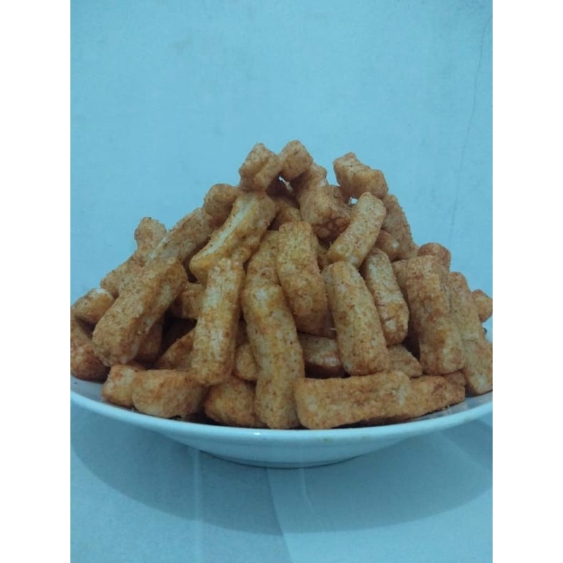 

krupuk setik pedas