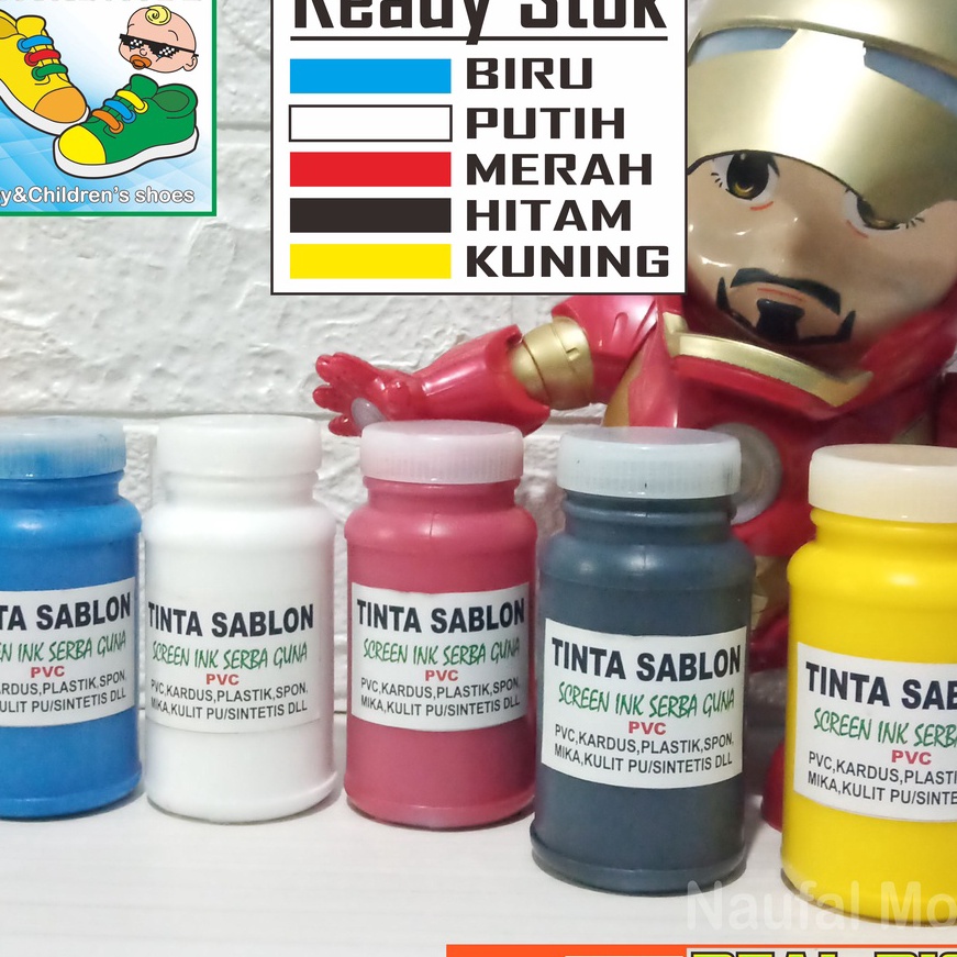 

Potongan Cat PVC Cat Sablon PVC Vinyl Ink Oil Base 1 Gram