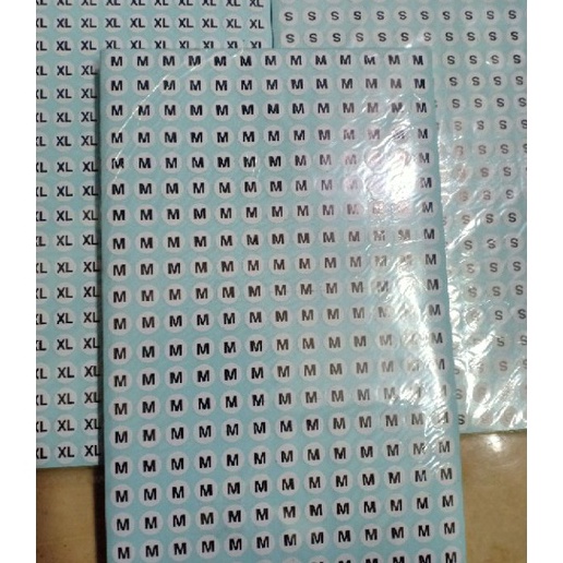 

Terbaru COD LABEL SIZE TEMPEL PER 1PACK 1LEMBAR