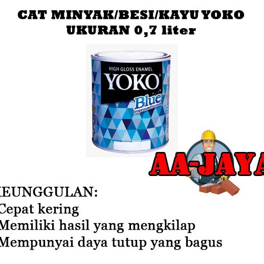 

Eksklusif Cat kayu besi cat minyak Yoko 7ltr DAN TEERCAYA