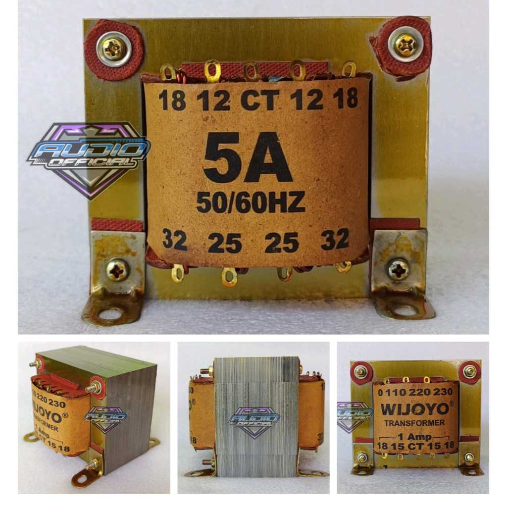 TRAFO Murni 5A BESAR WIJOYO CT 32V / Travo 5 Amper CT 32 Volt Tembaga Murni