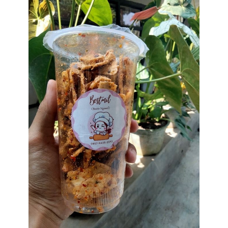 

(promo)KERIPIK BASRENG PEDAS DAUN JERUK KHAS BANDUNG 130gr