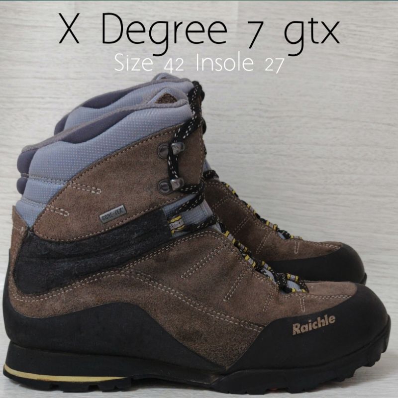sepatu gunung hiking casual boots Raichle X Degree 7 gtx
