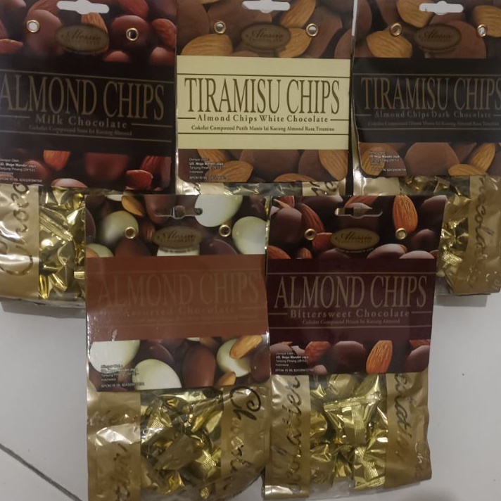 

DISKON LUAR BIASA Alessio 15gr Gusset Almond Tiramisu White Dark Assortment Bittersweet