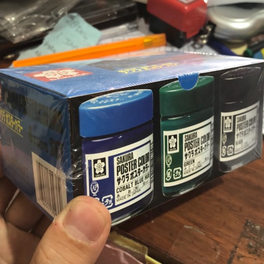 

Kilat Cat poster sakura 3 ml set isi 6 warna dasar