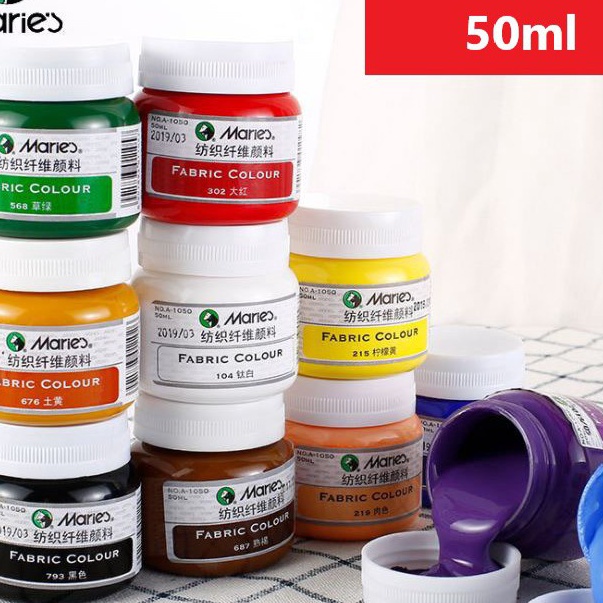 

Hot Maries Fabric Colour 5ml Cat Kain Warna A15