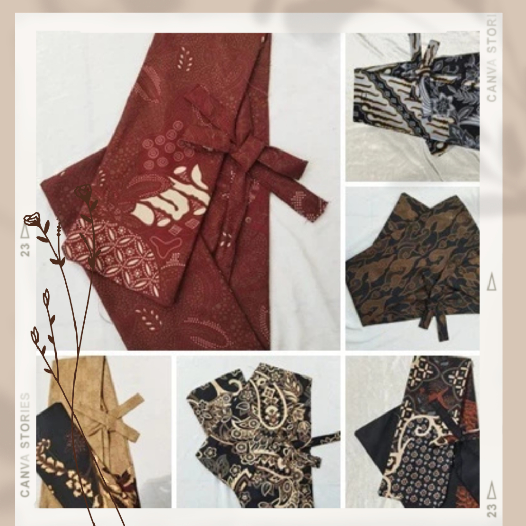 OBI BELT MOTIF BATIK PART 2 SABUK KAIN KEBAYA MURAH SETUT  Ikat pinggang Ikat pinggang KAIN SABUK OB