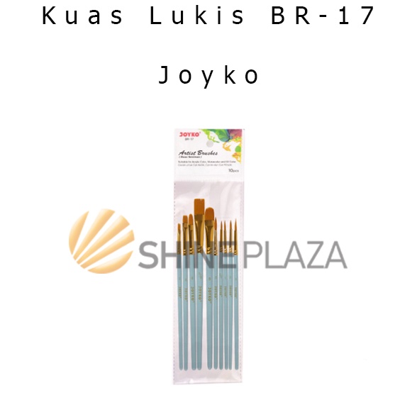 

KI3 Brush Set Kuas Cat Air Cat Minyak Lukis Acrylic Joyko BR17