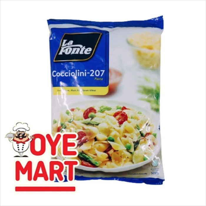 

LA FONTE COCCIOLINI NO.207 500GR / PASTA BENTUK KERANG