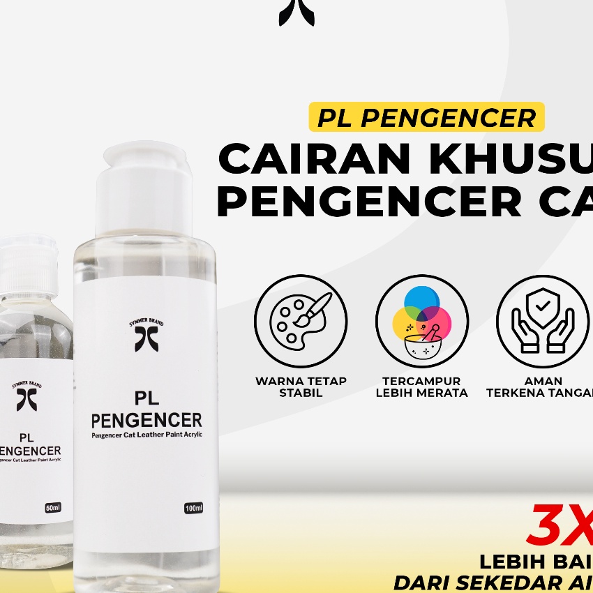 

Boom SVMMER SHOES CARE Pengencer Cat Sepatu Cat Akrilik Leather Paint Cat Kanvas PL