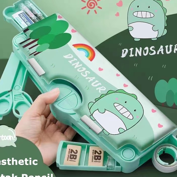 

MENDADAK PROMO Kotak Pensil Multifungsi Lengkap Peruncing ting Isolasi Penghapus Penggaris Kotak Pensil Multifungsi Motif Unicorn Dinosaurus Astronot Untuk Anak Lengkap Peruncing ting Isolasi Penghapus