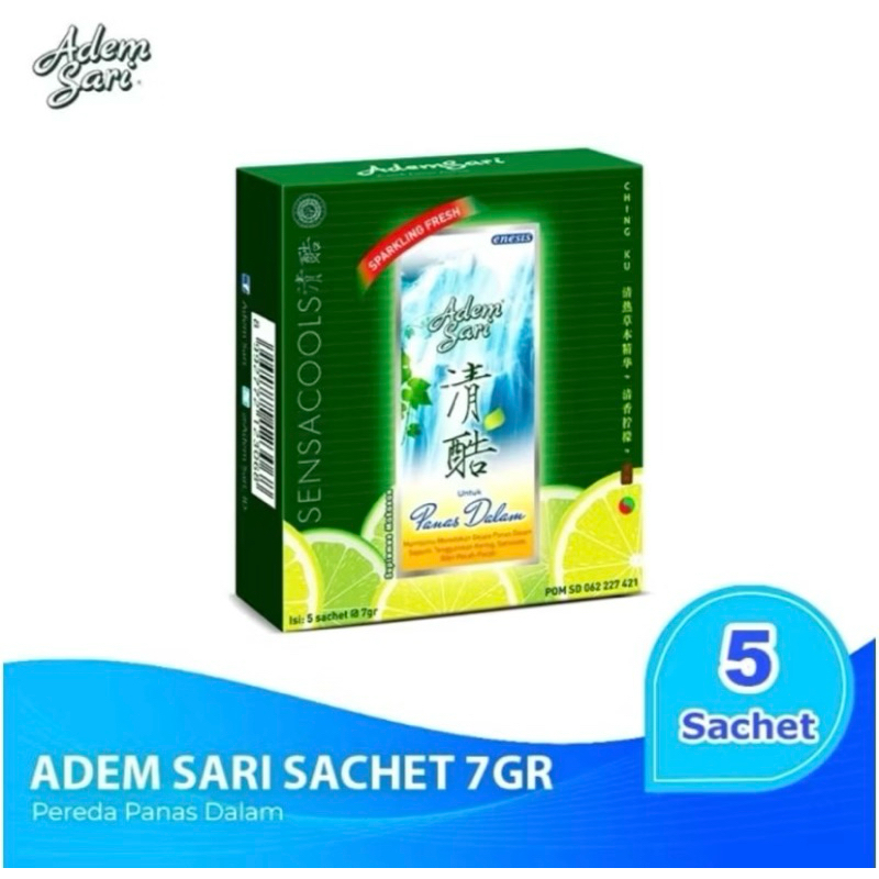 

Adem Sari Pereda Panas Dalam Kemasan Sachet 1 Box Isi 5