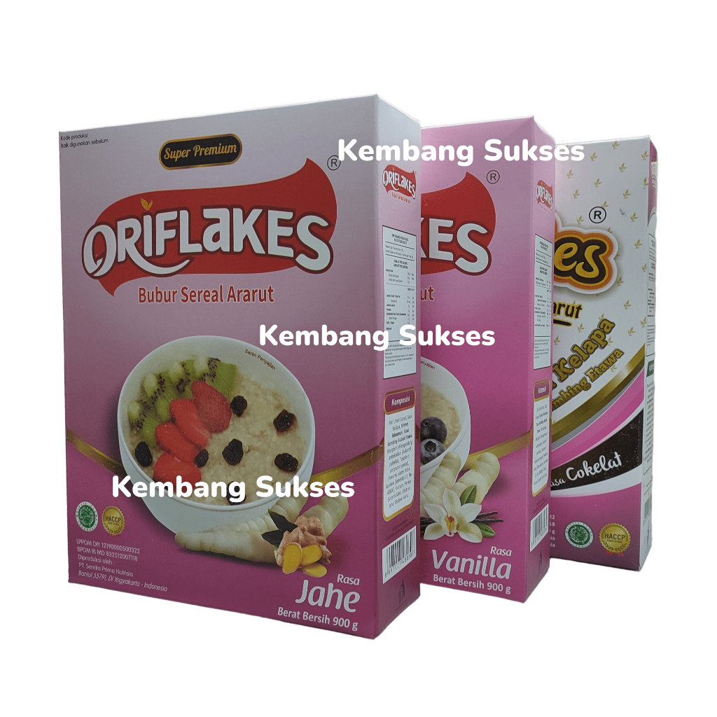 

BISA COD Oriflakes Gastro Bubur Sereal Umbi Garut Terapi Asam Lambung Maag Gerd 900 Gram