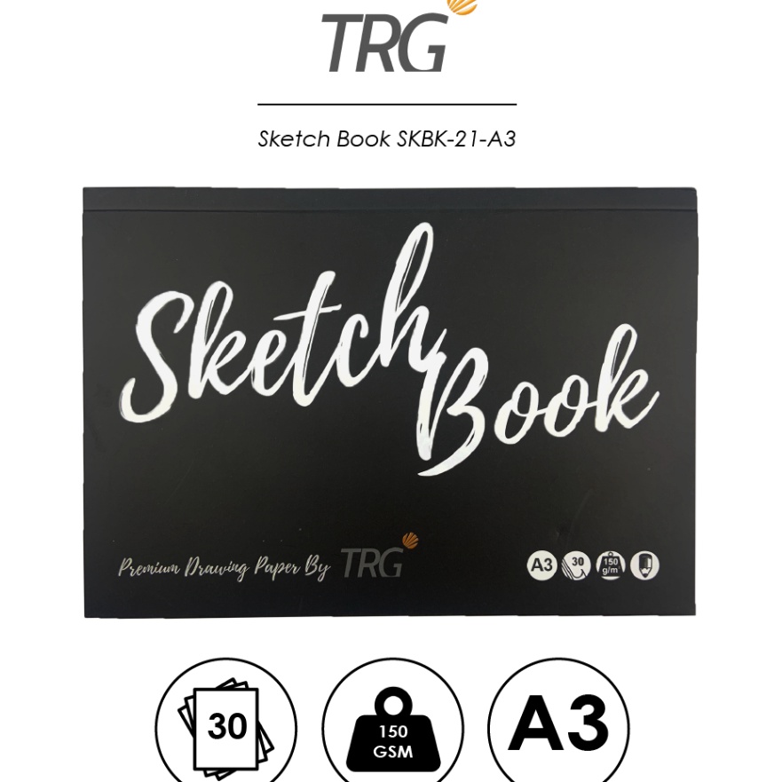 

KI3 TRG Sketchbook Sketch Drawing Book A3 15gsm SKBK21A3 Kes Buku Gambar Sketsa 15 gsm TRG