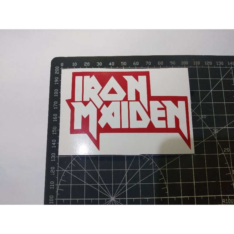 

stiker cutting iron maiden