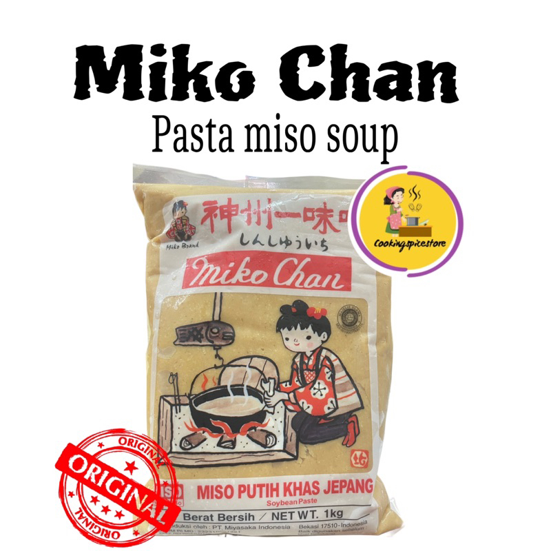 

Shinshuichi Mikochan Miso Soup 1kg - Miso Paste Putih Tauco Miko Chan