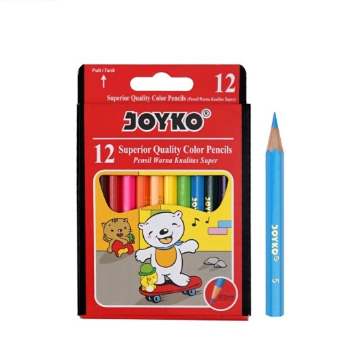 

KF7 Pensil Warna Joyko 12w Pendek S12