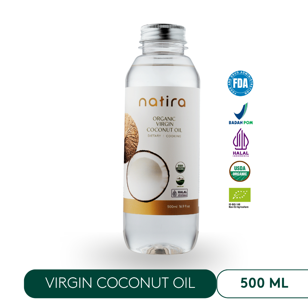 

Premium US Organic Extra Virgin Coconut Oil 500ml - EVCO Natira