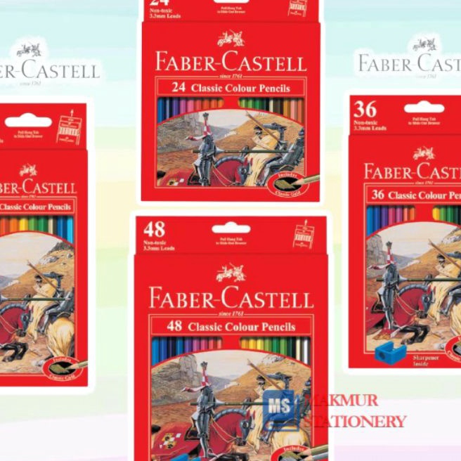 

Bonus Pensil Warna Faber Castell Panjang Classic 12243648 Warna