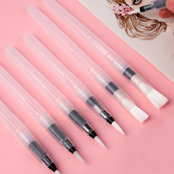 

KI3 water pen set6 Kuas Cat Air Lembut untuk MenggambarMelukis