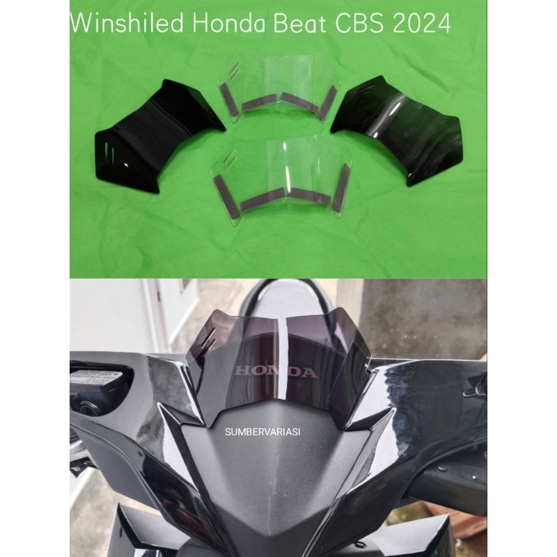 Visor Honda Beat CBS 2024 Winshiled Honda Beat CBS
