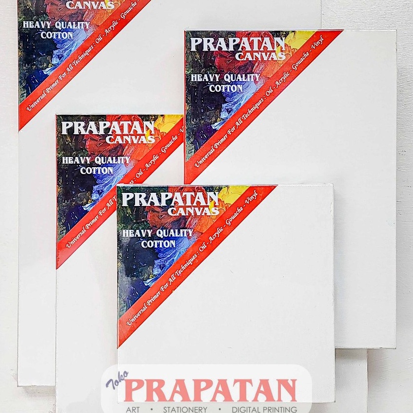 

Super Kanvas lukis prapatan spanram 3x3cm