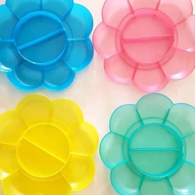 

Murah Piring cat airpalet cattempat cat air 1pak12pcs