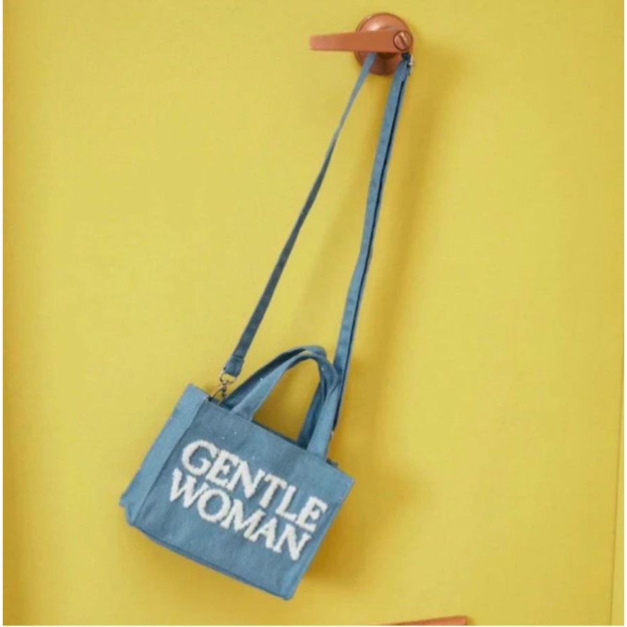 TAS GENTLEWOMAN SOMETIMES TOTE MINI BAG WANITA BANGKOK MIRROR QUALITY TAS DENIM BAG FASHION SLING BA