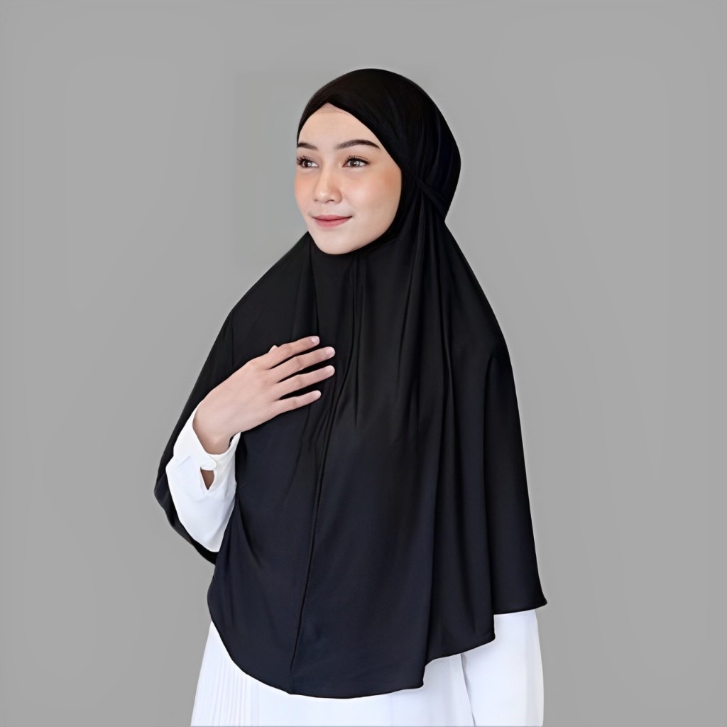 HIJAB BERGO TALI JERSEY /JILBAB BERGO NON PED MARYAM /KERUDUNG DEWASA