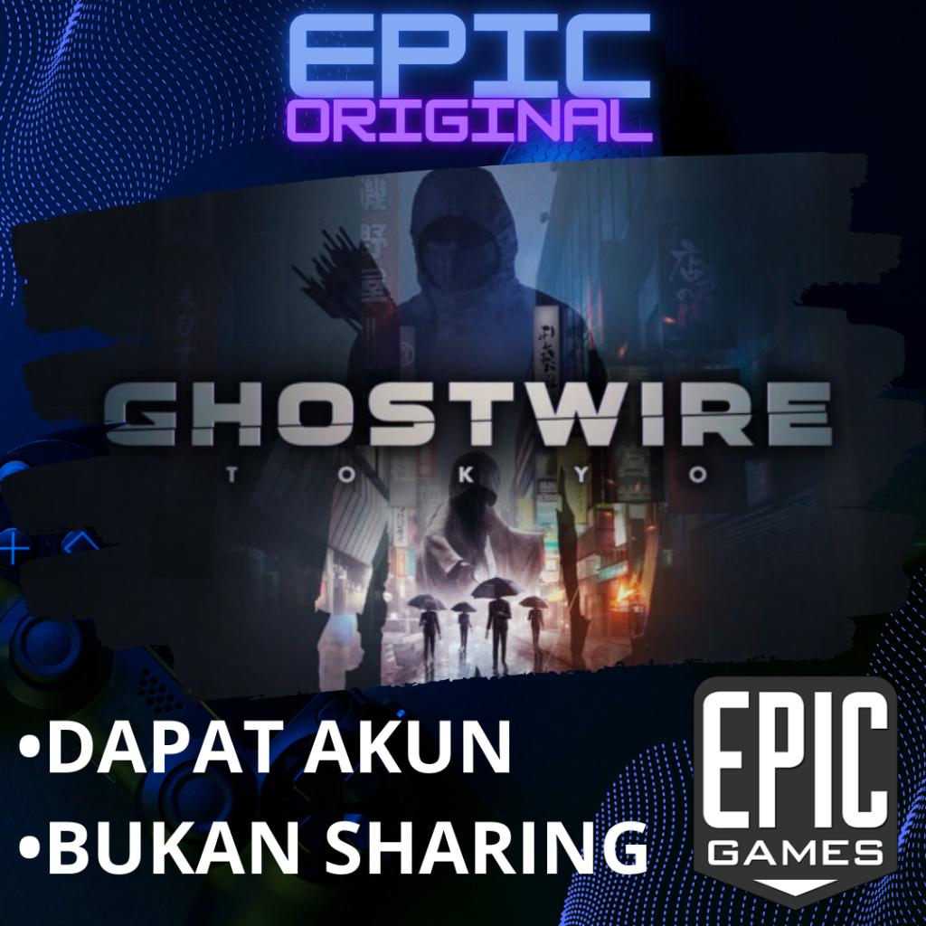 Ghostwire: Tokyo Game & Witch It (Dapat Akun Epic)