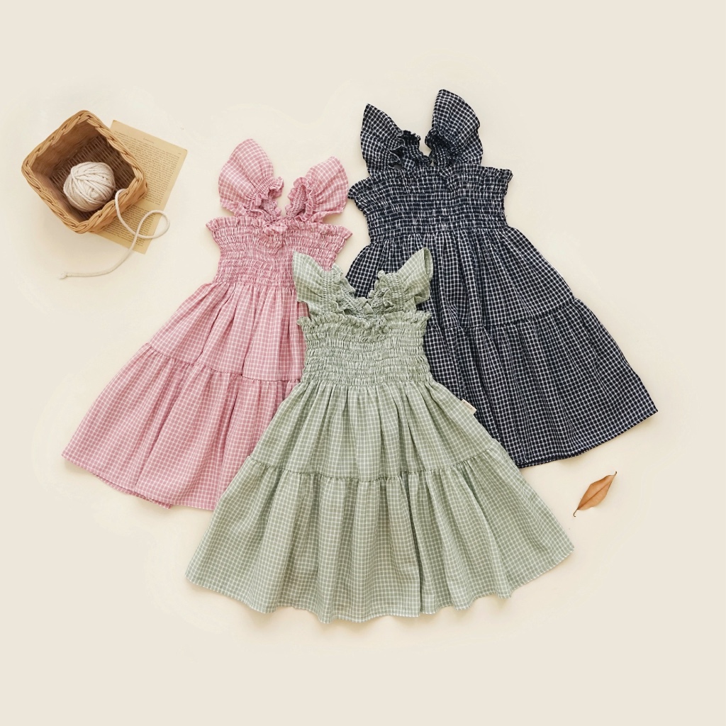 Stella Dress | Dress Anak Perempuan Smock | Monami