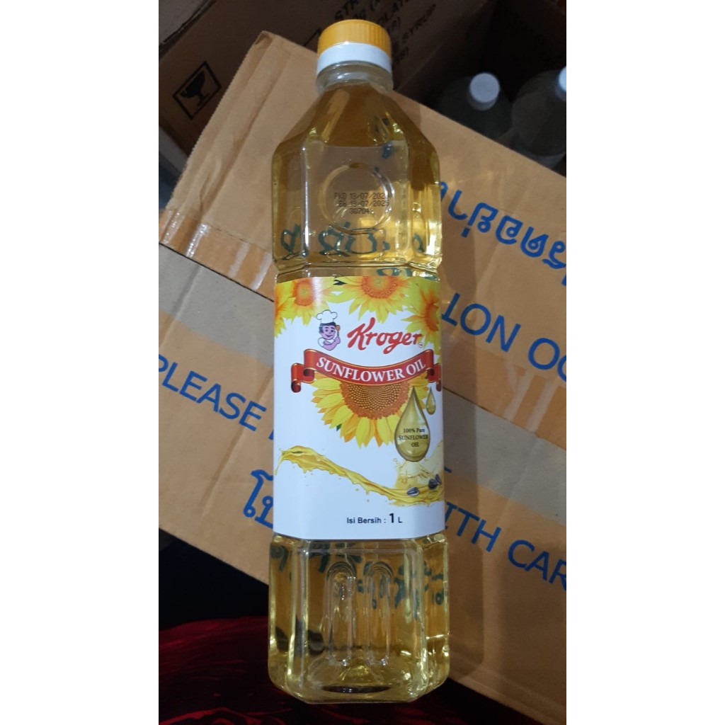 

Sunflower Oil Kroger / Minyak Biji Bunga Matahari Kroger - 1 Ltr