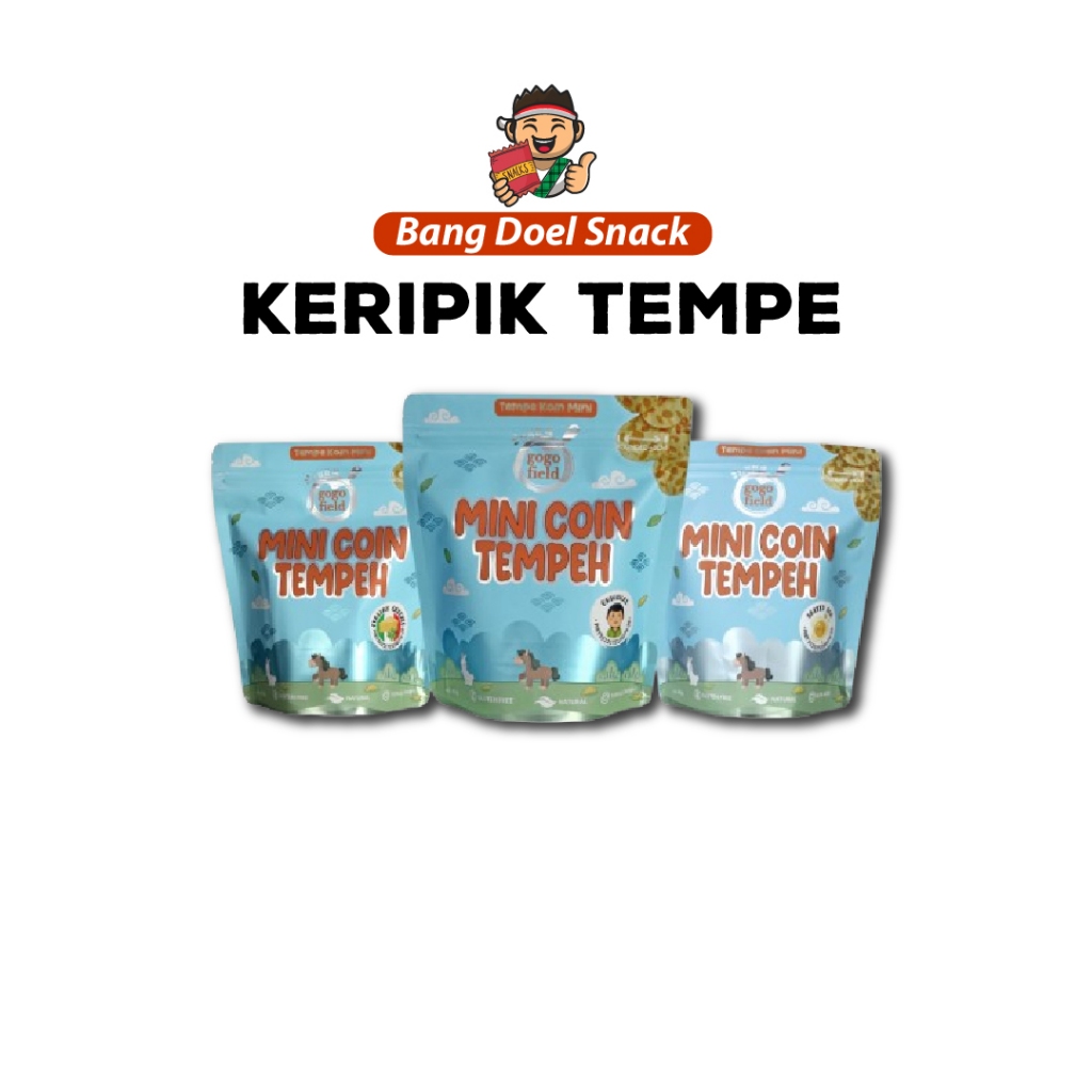 

Gogofield - Mini Coin Tempeh / Tasty Tempe - Keripik Tempe Krispi - Gluten Free - Crunchy Tempeh - 65gr