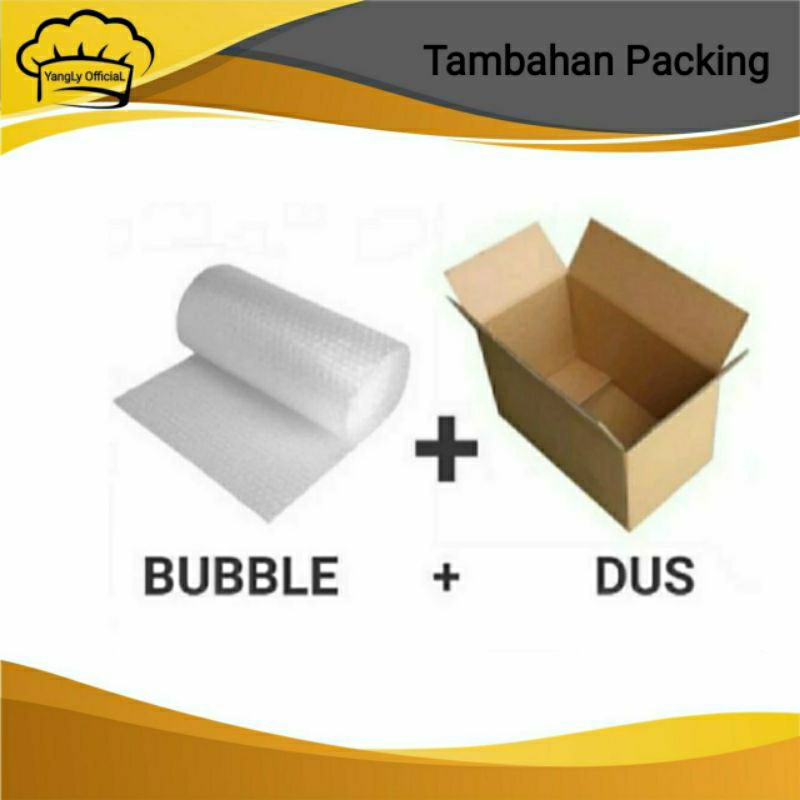 

Tambahan Packing Bubble Wrap / kardus / Bubble Wrap