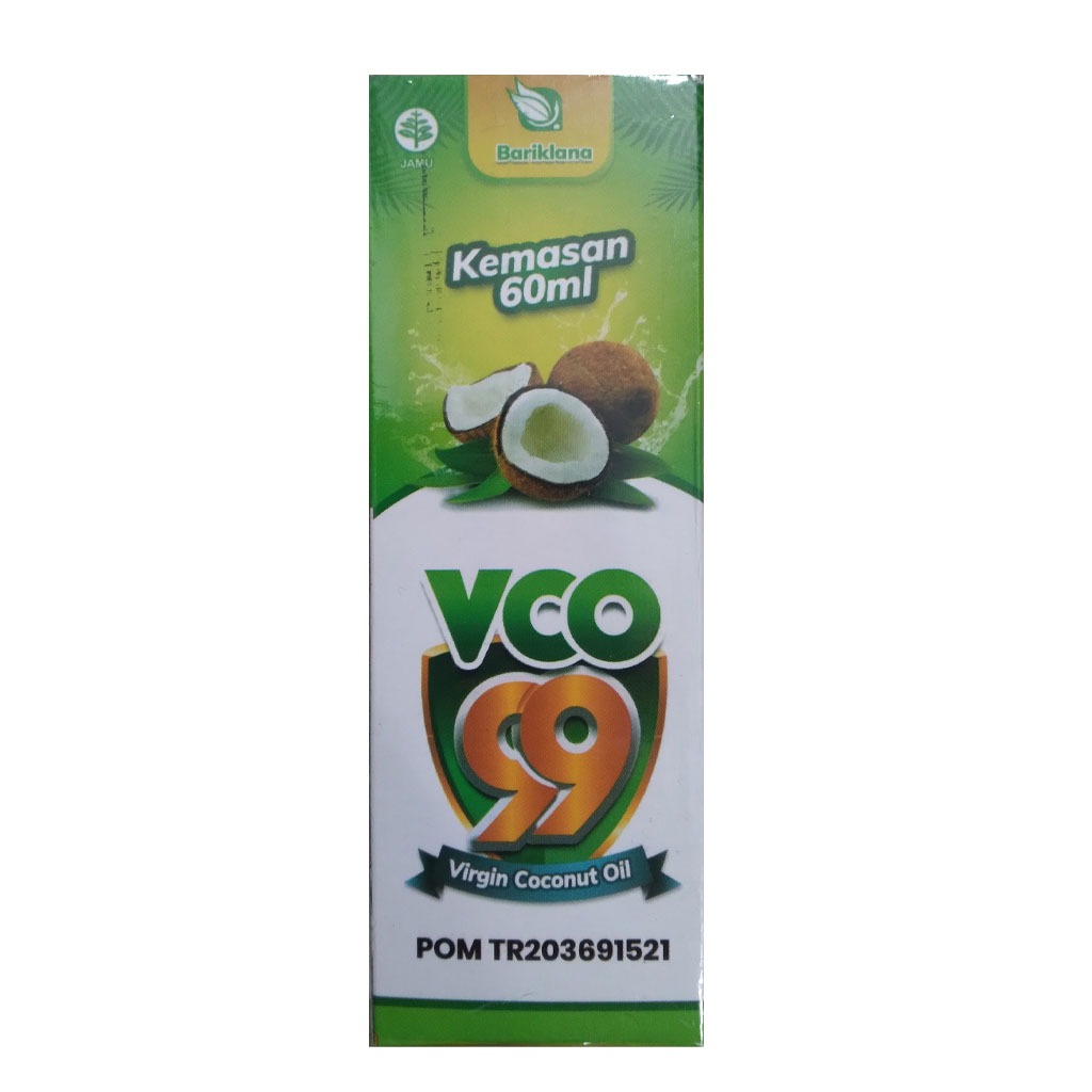 

Minyak Kelapa VCO 99 Bariklana Virgin Coconut Oil 60 ml - Exp : 2026